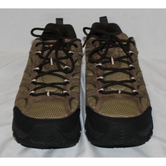Merrel Women's Moab 3 WP Hiking Boot Kinetic Fit Vibram TAN NIB SZ 12 $160 - Picture 4 of 7